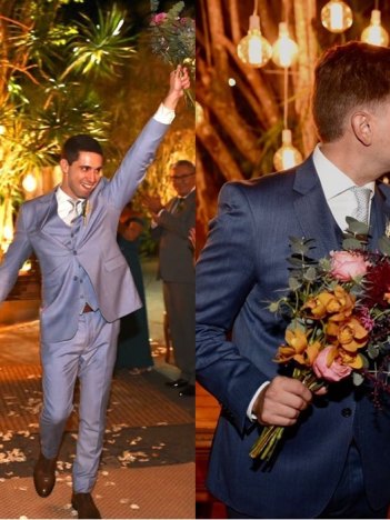 Erick Rianelli e Pedro Figueiredo se casaram no Rio de Janeiro (Reprodução/Instagram)