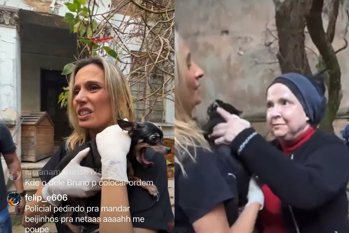 Luísa Mell participou de ação polícial na casa de Margarida Bonetti (Reprodução/Instagram)