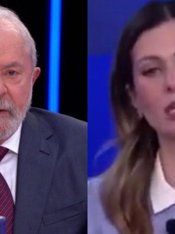 Pietra Bertolazzi criticou Lula e foi desmentida ao vivo (Reprodução/Twitter)