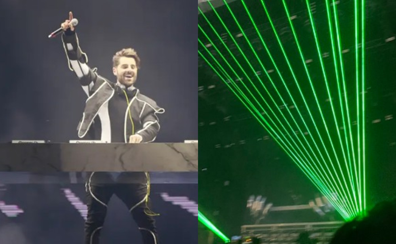 Alok explicou problema com lasers em show no Rock in Rio (Reprodução/Twitter)