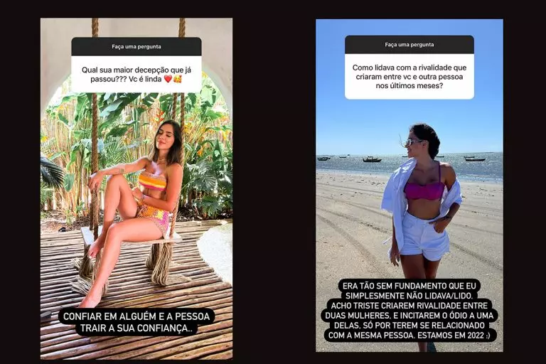Bruna fala de rivalidade com Marquezine (Reprodução/Instagram)