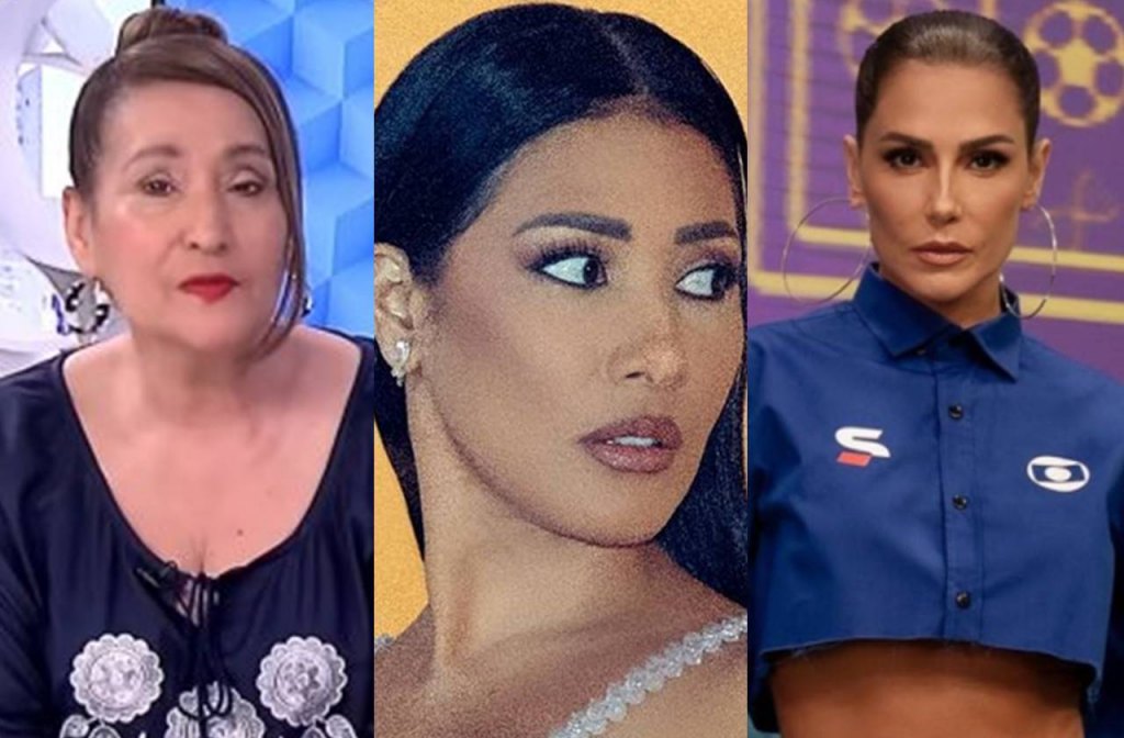 Sonia Abrão, Simaria e Deborah Secco