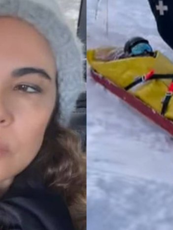 Luciana Gimenez fala de acidente na neve