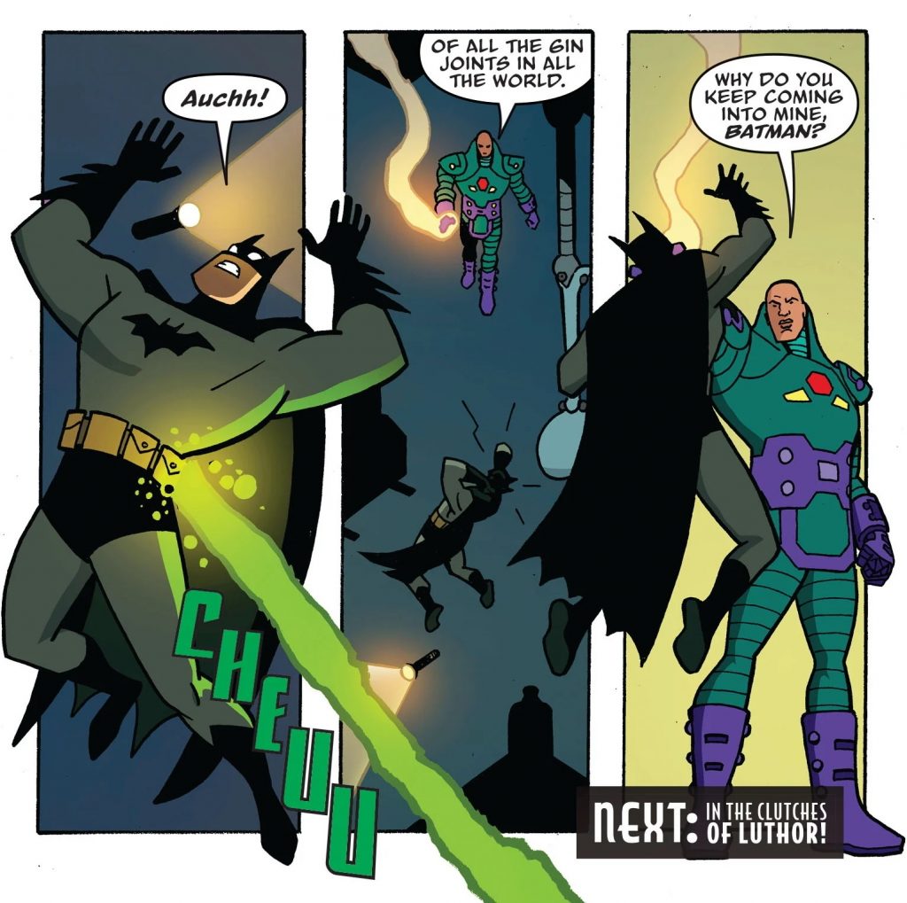Batman luta com Lex Luthor