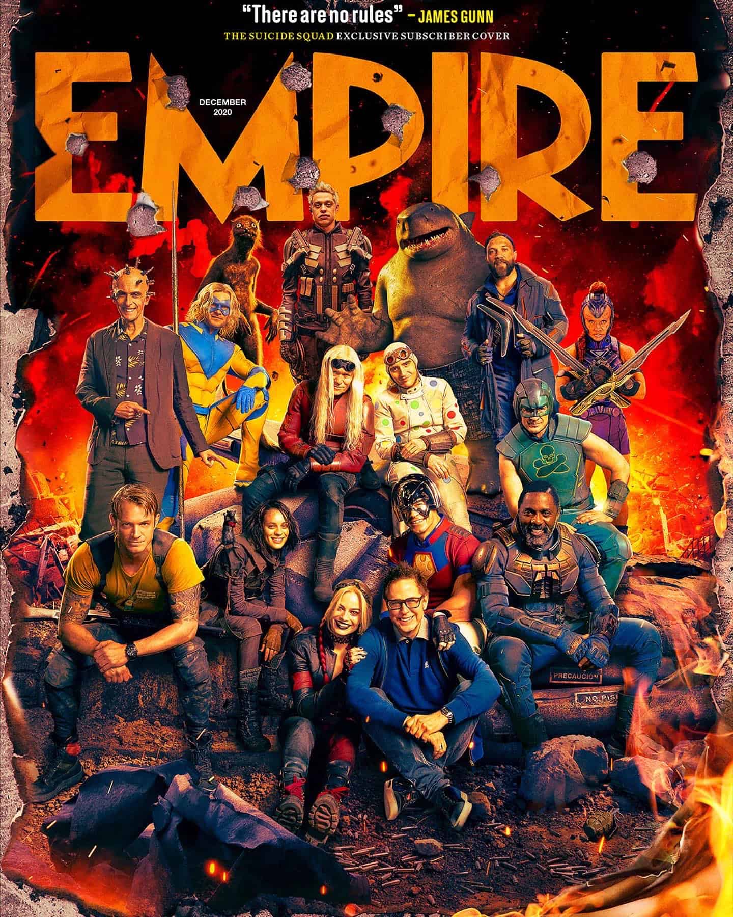 James Gunn e O Esquadrão Suicida na capa da Empire