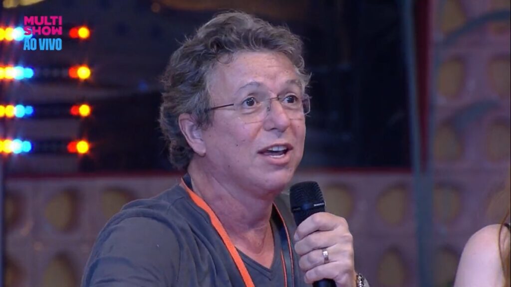 Diretor do BBB 2023, Boninho perde a paciência e debocha de sister: “Essa planta” Boninho debochou de Eliezer após a final do BBB 2022 (Foto: Reprodução/TV Globo)