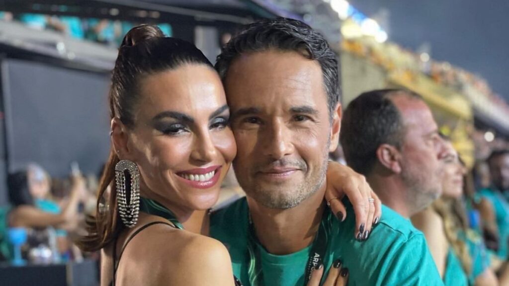 Isolada, Mel Fronckowiak aparece em foto rara com Rodrigo Santoro Mel Fronckowiak e Rodrigo Santoro