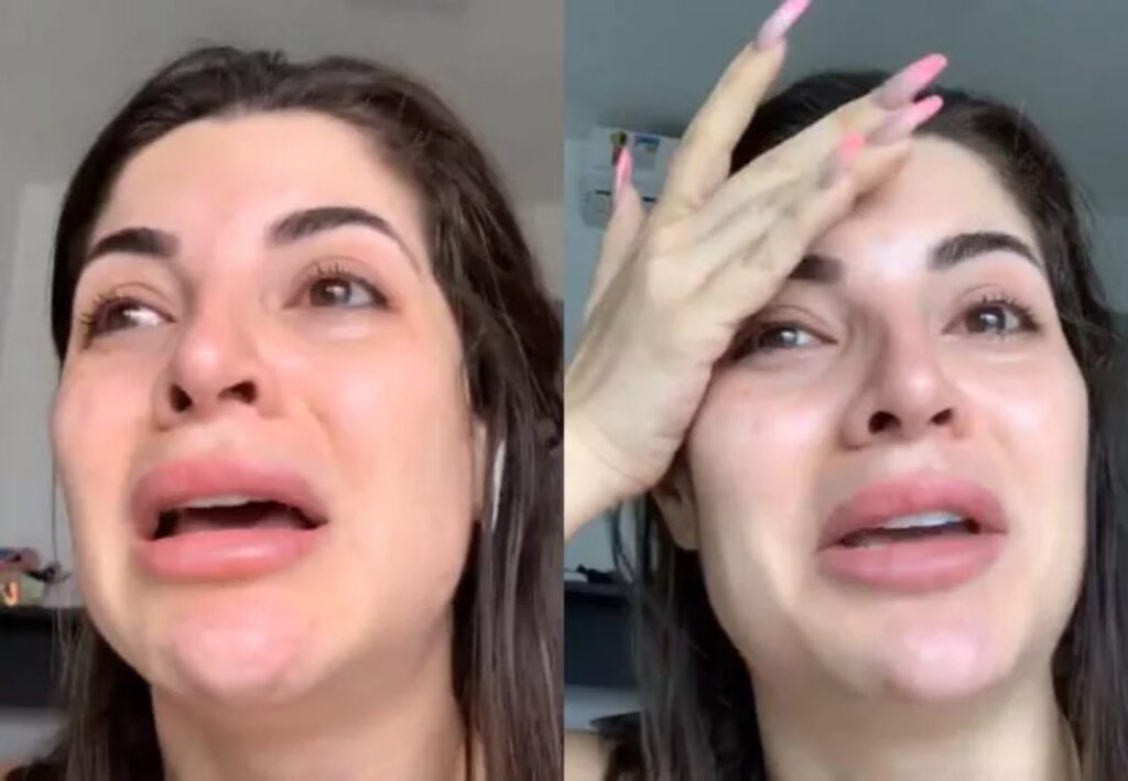 Gkay abre o jogo e revela como ficou sua fortuna após treta com Fábio Porchat Gkay chorando