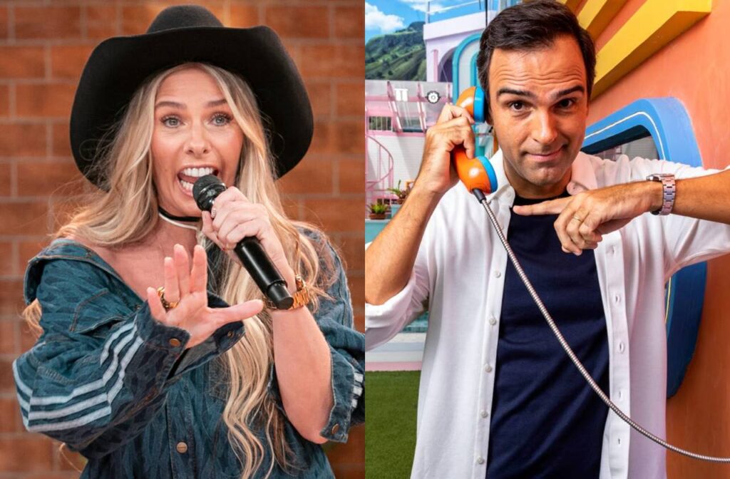 Adriane Galisteu e Tadeu Schmidt têm encontro e tomam atitude com rixa Adriane Galisteu e Tadeu Schmidt