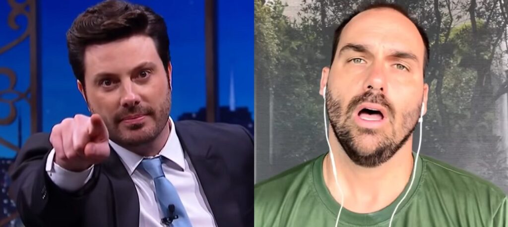 Danilo Gentili detona filho de Bolsonaro: “Mamando na nossa teta” Danilo Gentili