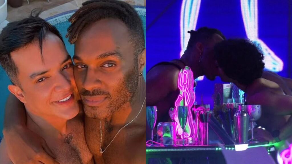Fabio Gelonese comenta beijo de marido, Fred Nicácio, em Gabriel Santan