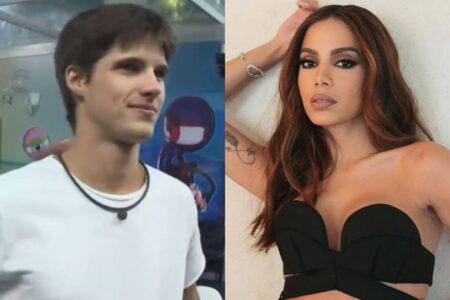 BBB 2023: Gabriel Tavares abre o jogo após troca de olhares com Anitta Gabriel, do BBB23, e Anitta