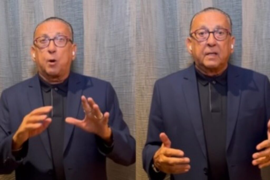 Galvão Bueno se pronuncia e explica motivo da ausência no velório de Pelé Galvão Bueno