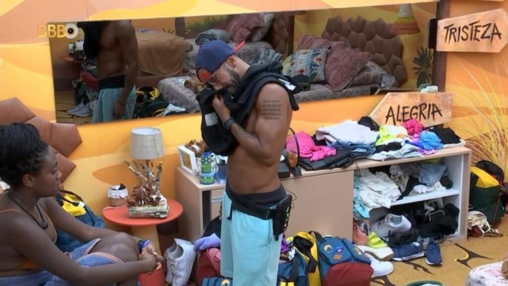 Ricardo Camargo chora e é emparado no BBB 23: “Ela me ajudou” Sarah Aline e Ricardo no BBB 23