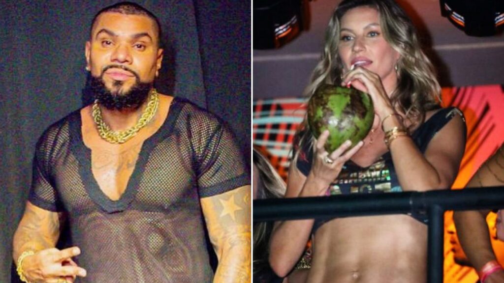 Naldo publica foto com Gisele Bündchen para provar amizade Naldo e Gisele Bündchen