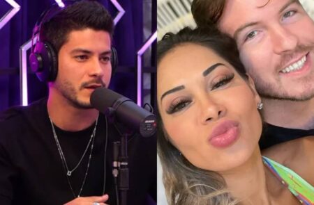 Arthur Aguiar toma atitude após Maíra Cardi assumir namoro com ‘Primo Rico’ Arthur Aguiar, Maíra Cardi e Thiago Nigro