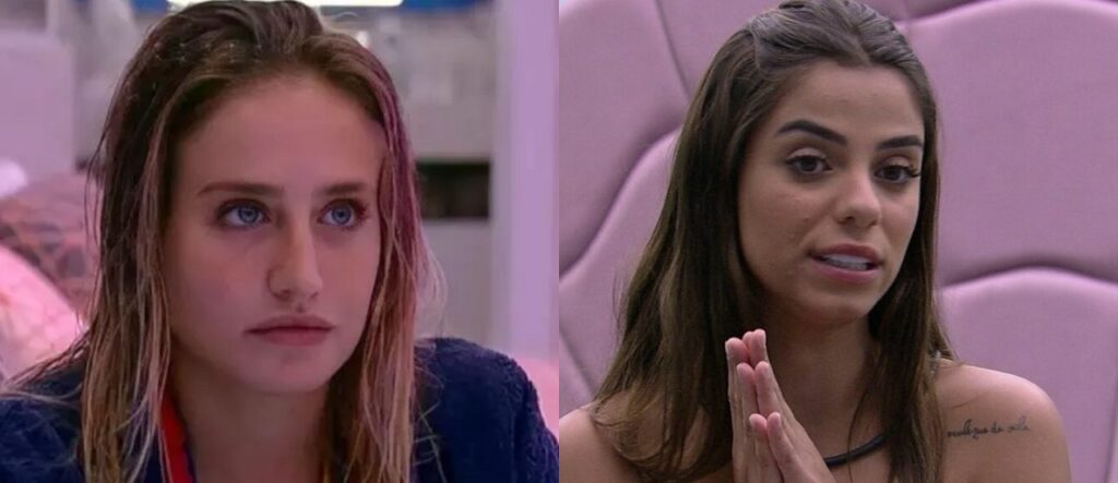 Bruna Griphao esculacha Key Alves no BBB 2023: “Agora ela quer” Bruna Griphao e Key Alves no BBB 2023