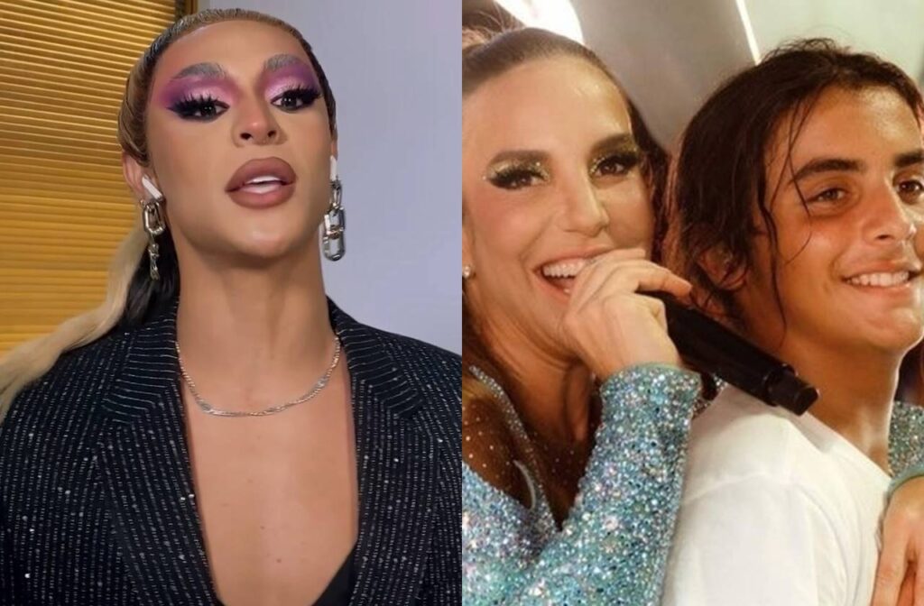 Pabllo Vittar, Ivete Sangalo e o filho da cantora, Marcelo