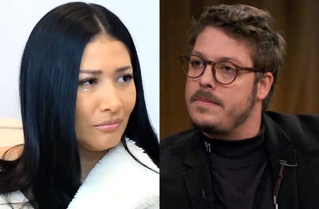 Simaria dá soco em Fábio Porchat e divide opiniões: “Vergonha alheia” Simaria e Fábio Porchat