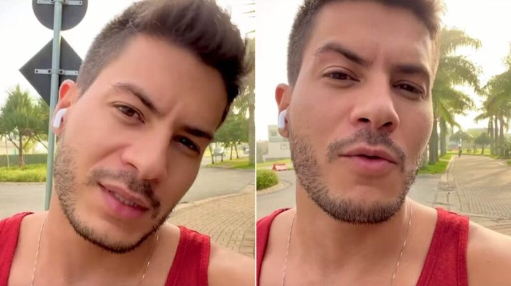 Arthur Aguiar rasga o verbo e faz revelação sobre internação da filha Arthur Aguiar