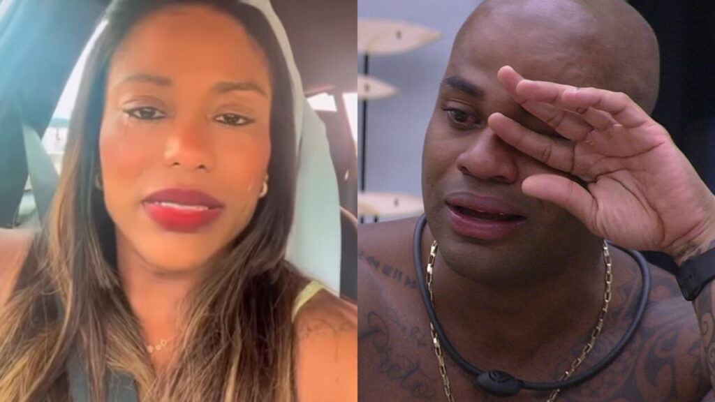 Irmã de Cezar Black, do BBB 2023, chora e faz acusação após discussão acalorada BBB 2023