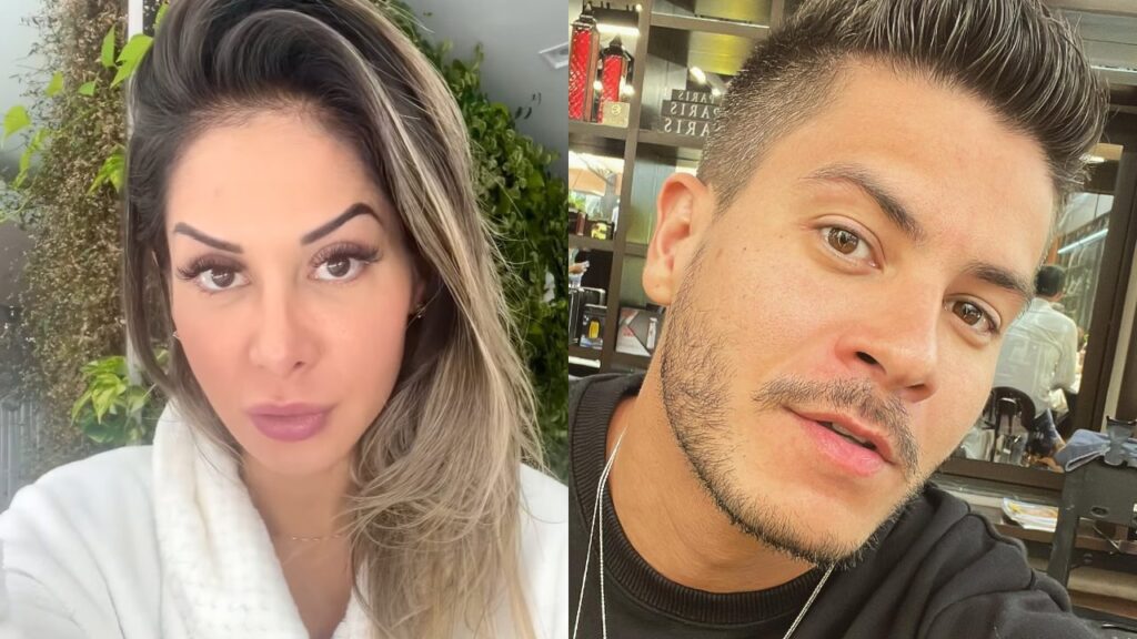Maíra Cardi diz que namorado foi ignorado por Arthur Aguiar: “Não aceitou” A influenciadora digital Maíra Cardi e o ator Arthur Aguiar