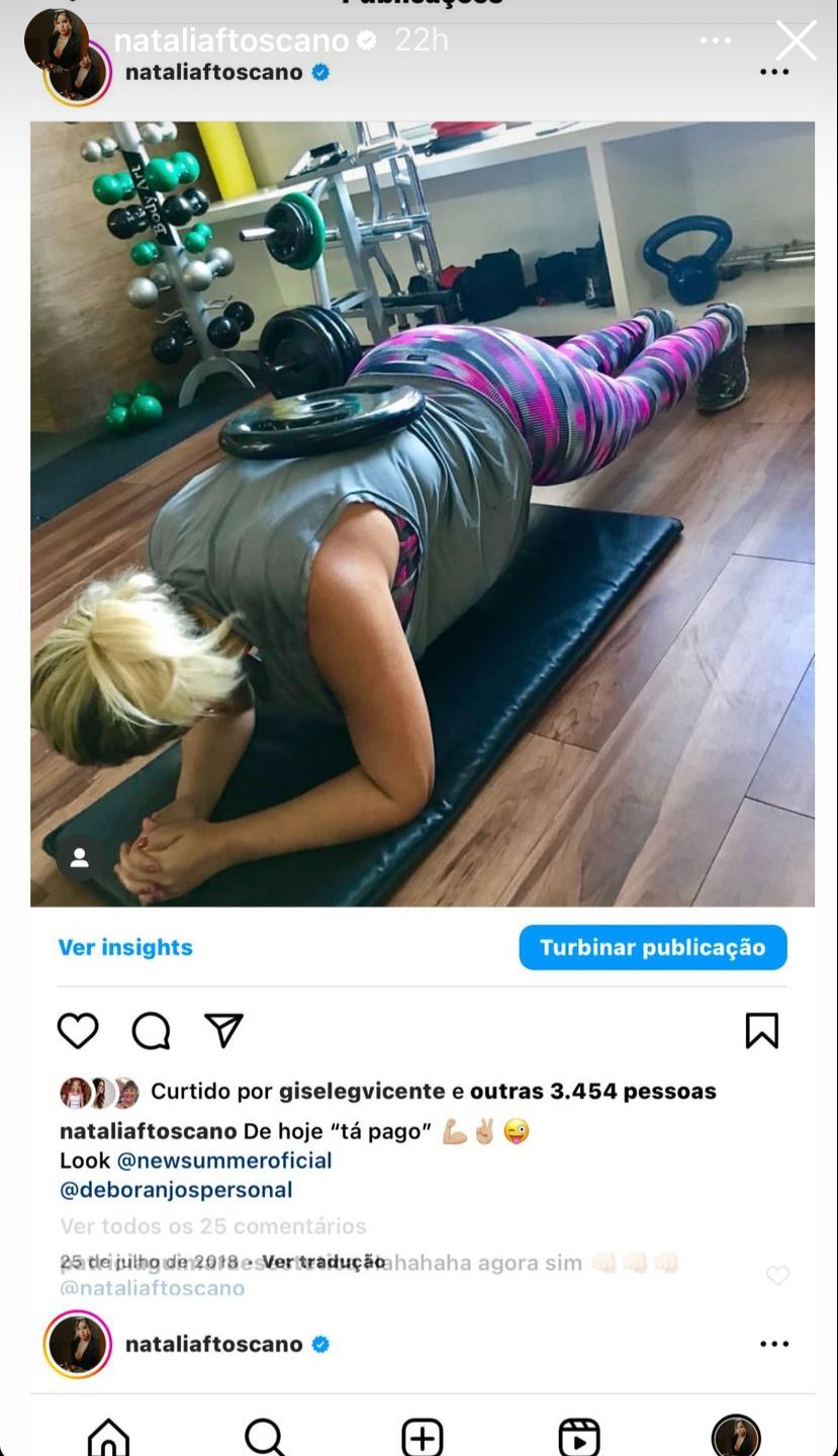 Mulher de Zé Neto é acusada de levar uma 'falsa vida fitness' e toma atitude 6 Natália Toscano, mulher de Zé Neto