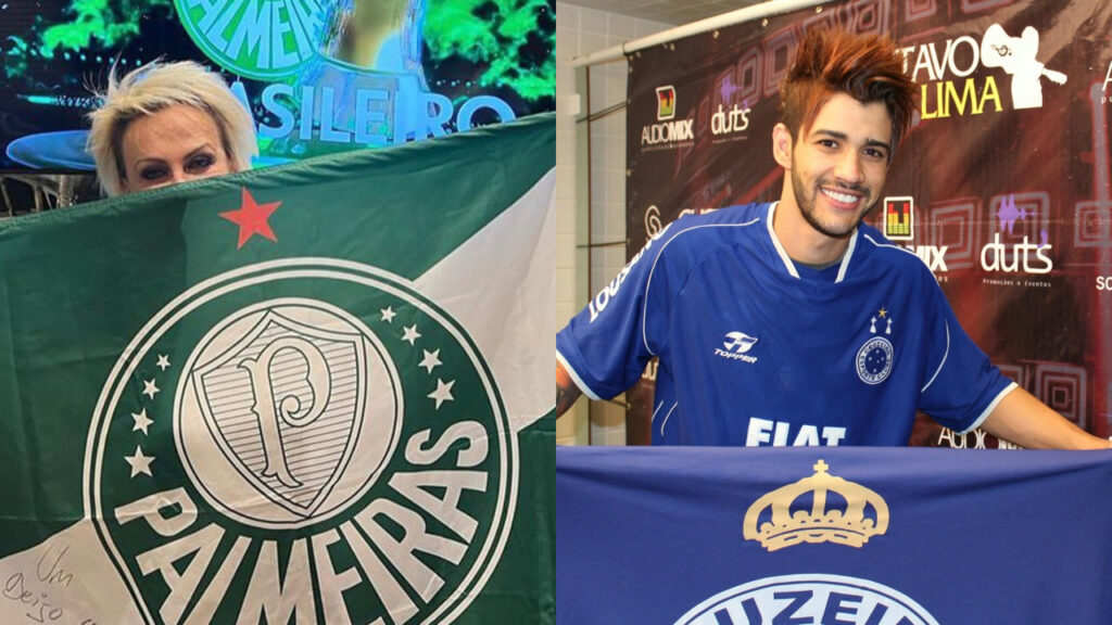 De apresentadora a sertanejo: saiba para qual time torcem os famosos Time do coração dos famosos