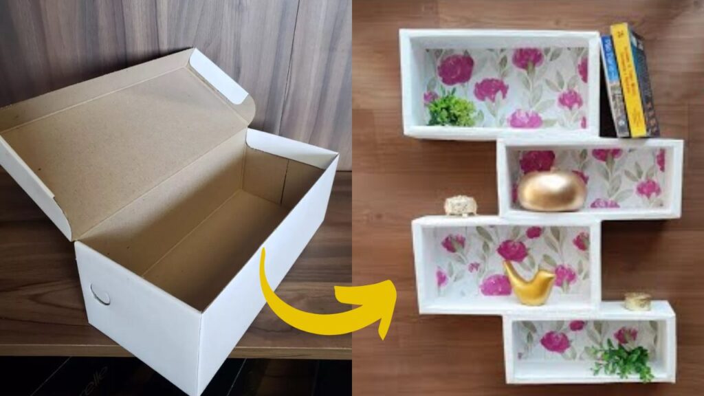 Ideias criativas com caixas de sapato
