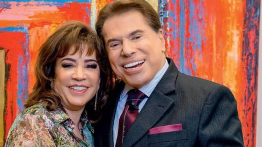 Silvio Santos e Íris Abravanel