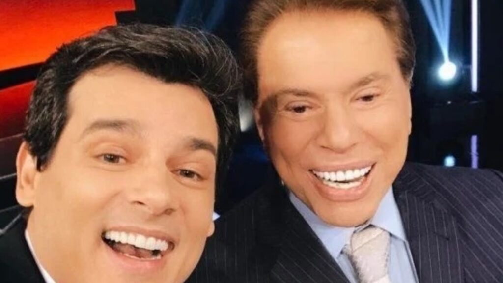 Celso Portiolli e Silvio Santos