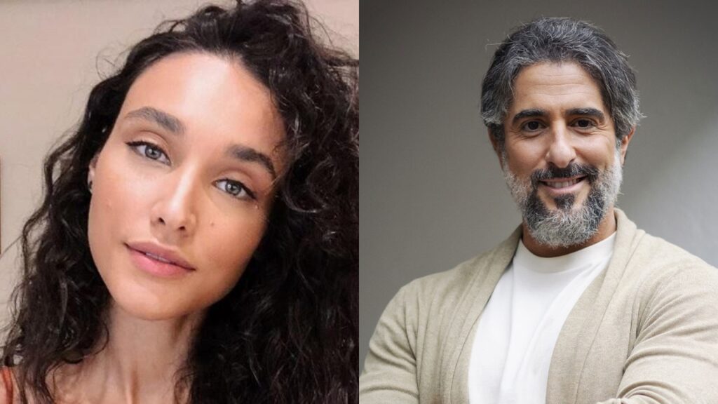 Débora Nascimento e Marcos Mion