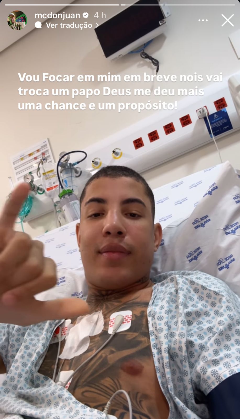 MC Don Juan via Instagram storie