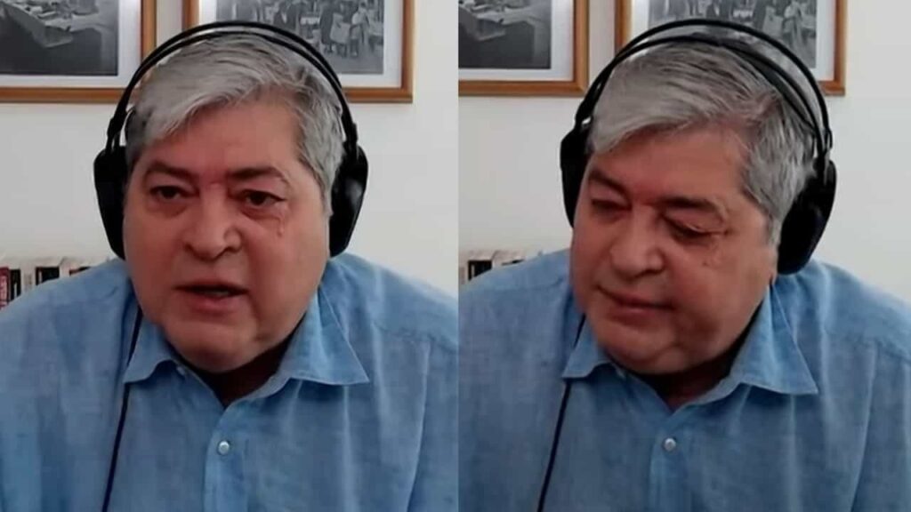 Datena chora ao falar sobre candidatura: ”Sonho acabou” datena chora