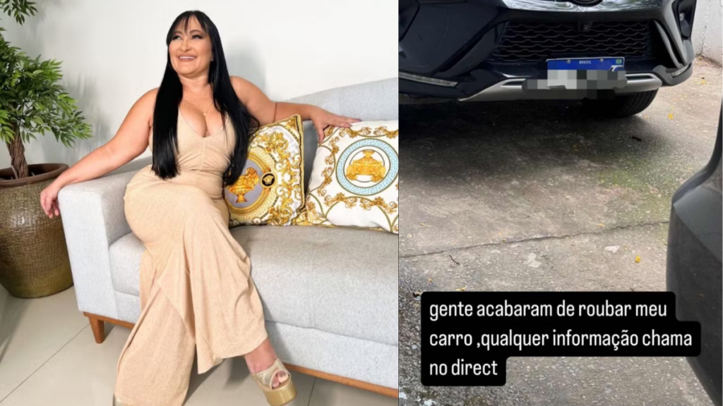 Mãe de Deolane tem carro furtado e faz apelo na web