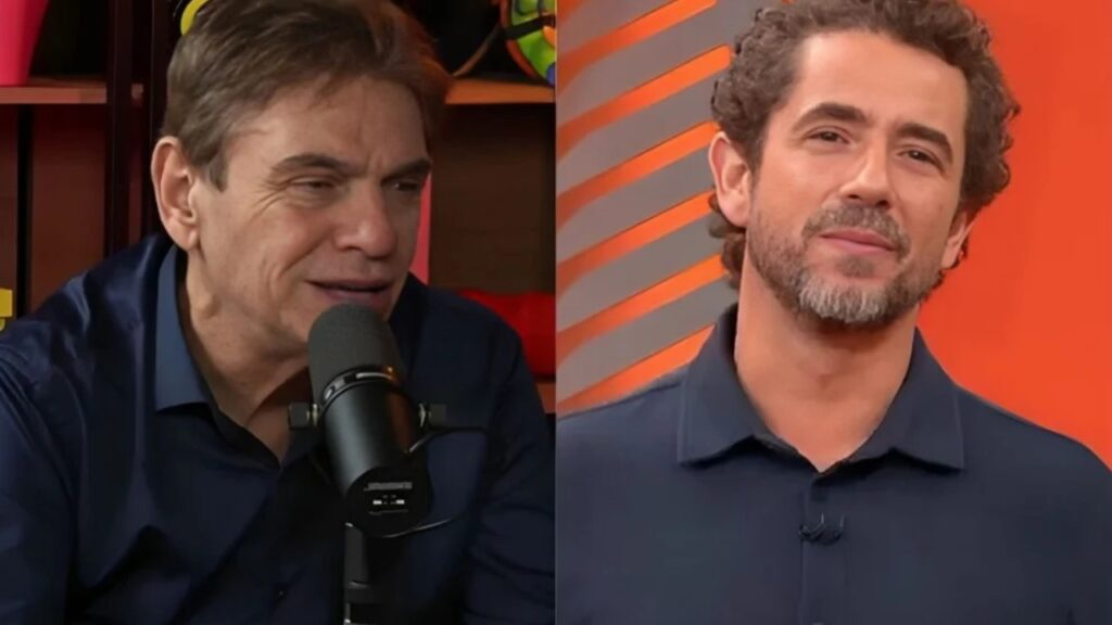 Pai de Felipe Andreoli diz que está afastado do filho e desabafa Luiz Andreoli e Felipe Andreoli