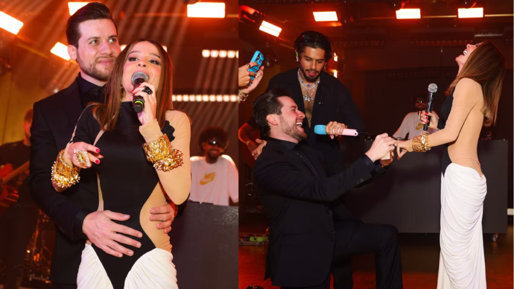 Maiara é pedida em casamento pelo namorado
