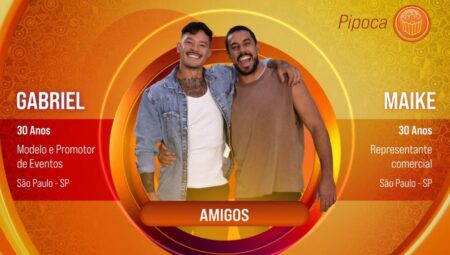 BBB 25 mais uma dupla entra ao grupo pipoca: Gabriel e Maike
