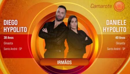 Diego e Daniele Hypolito são confirmados no grupo camarote do BBB 25