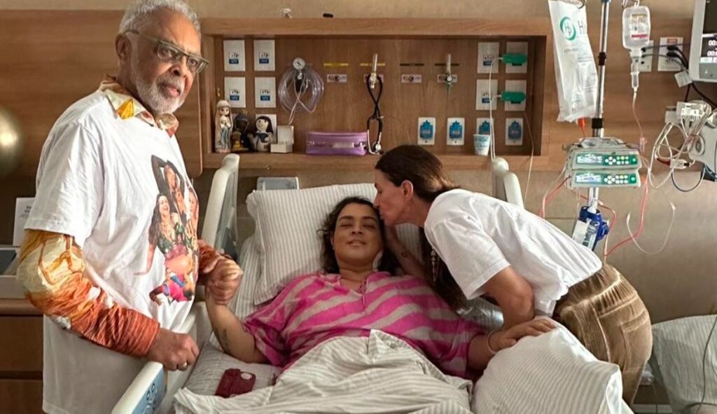 Gilberto Gil fala sobre internação de sua filha, Preta Gil Gilberto Gil fala sobre internação de sua filha, Preta Gil