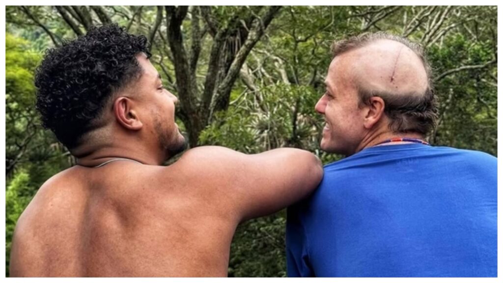 Cura de Pablo Sanábio é comemorada pelo marido cura de pablo sanabio e comemorada pelo marido