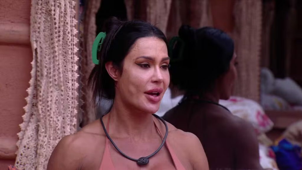 Gracyanne Barbosa cogita apertar o botão da desistência do BBB 25 Gracyanne Barbosa cogita apertar o botão da desistência do BBB 25