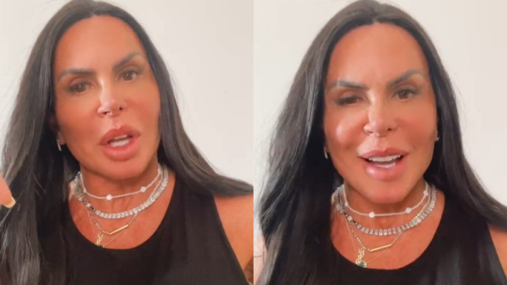 Gretchen se irrita ao ser chamada de 