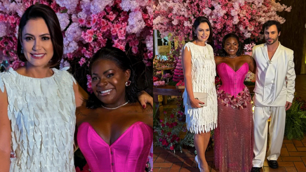Jojo Todynho recebe Michelle Bolsonaro e Agustin Fernandez em sua festa de aniversário Jojo Todynho recebe Michelle Bolsonaro e Agustin Fernandez em sua festa de aniversário
