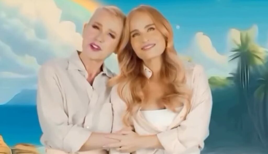 Xuxa e Angélica gravam primeira música juntas Xuxa e Angélica gravam primeira música juntas