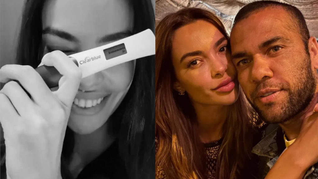 Esposa de Daniel Alves anuncia gravidez após o jogador ser absolvido