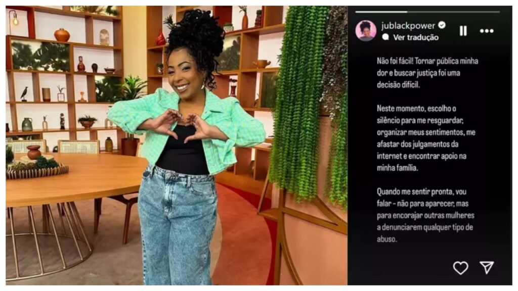 juliana oliveira comenta caso de otavio mesquita