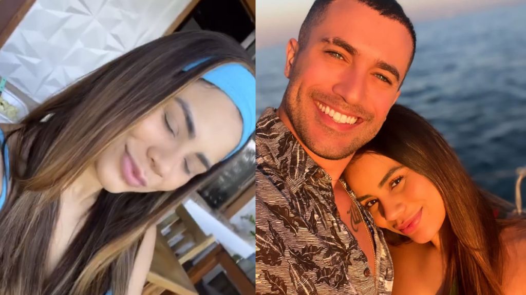 Lexa surge ao lado da família em Angra dos Reis, no Rio de Janeiro