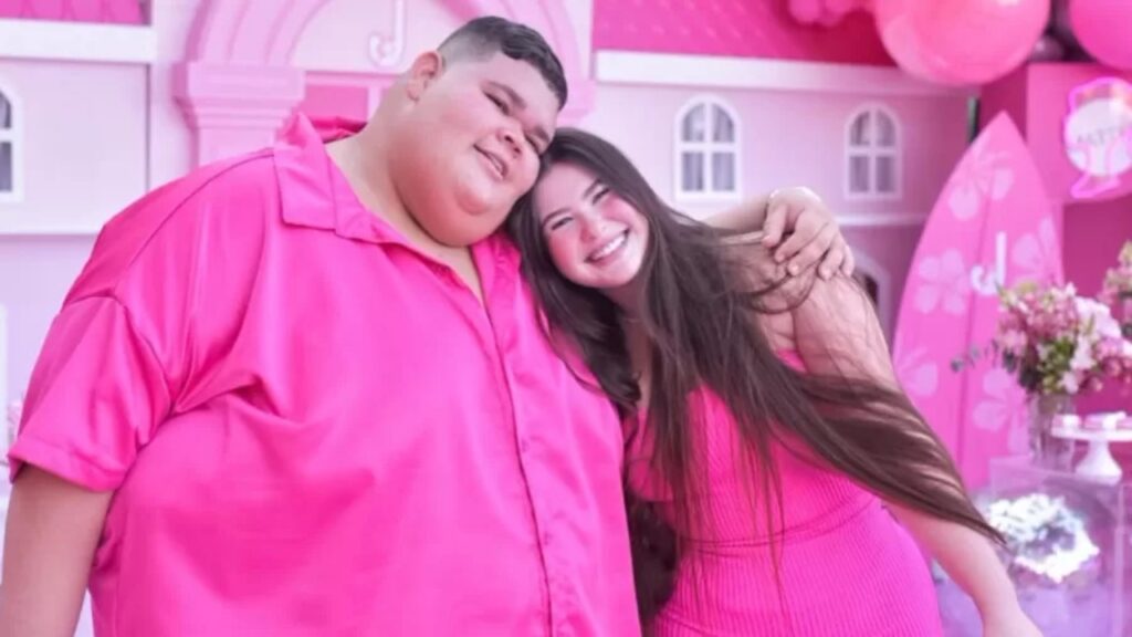 Namorada de Gordão da XJ perde 12 kg para incentivar o influenciador