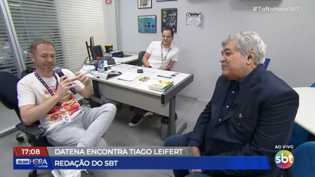 Tiago Leifert fala sobre sobre The Voice no SBT: 